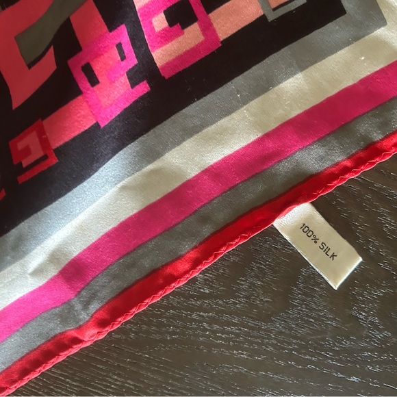 GIVENCHY Vintage 100% Silk Scarf - Picture 3 of 7